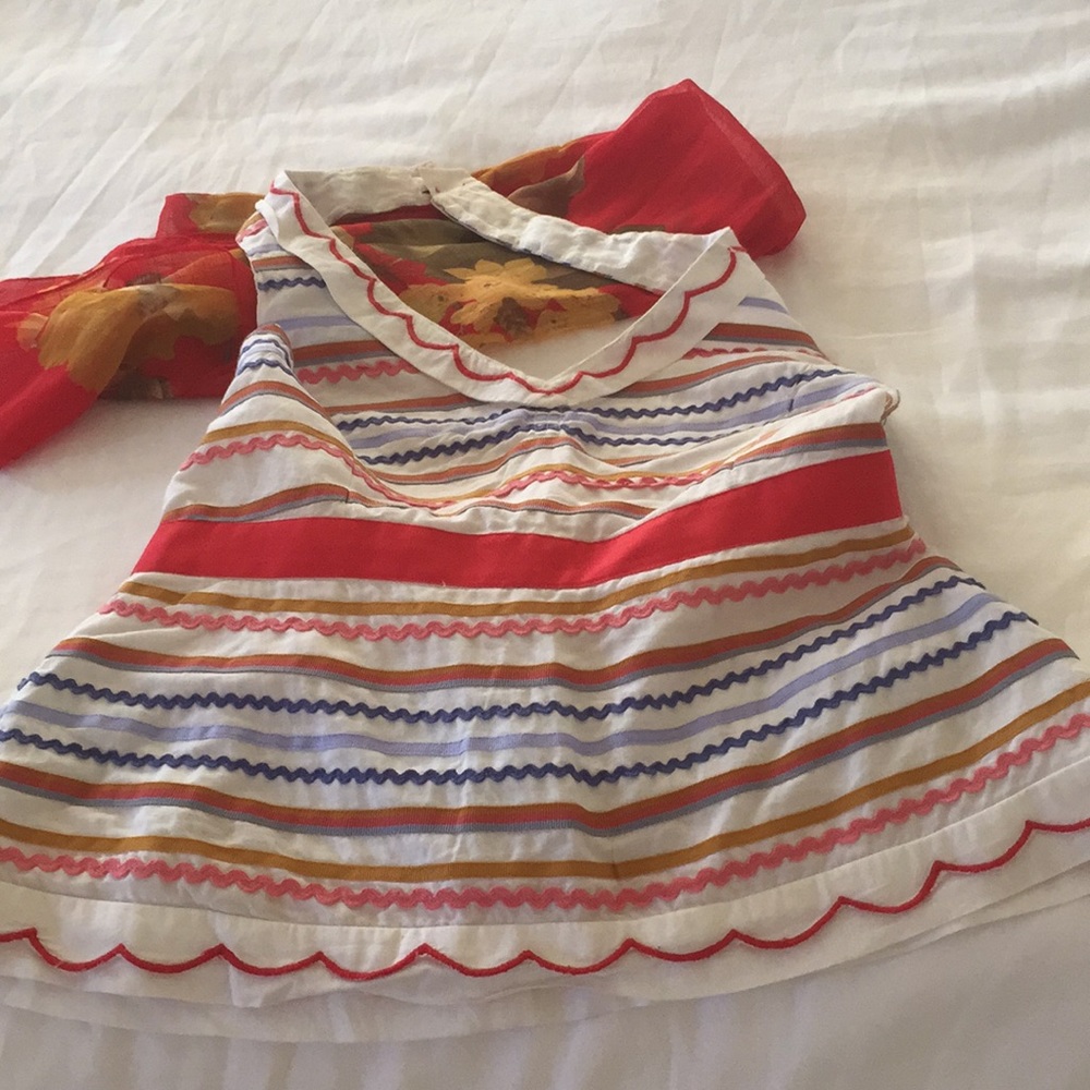 Anthropology cotton halter